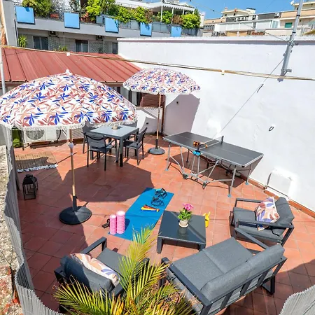 100mq Loft Paradise With Exclusive Private Terrace アパート バーリ